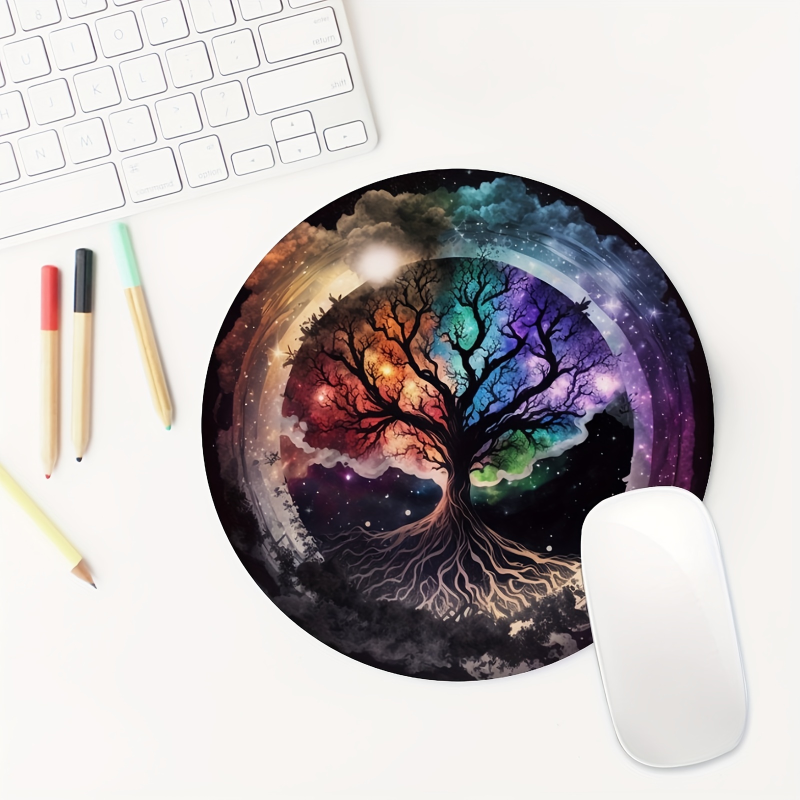 Desk Setup Small - Okrągła podkładka pod mysz Life Tree