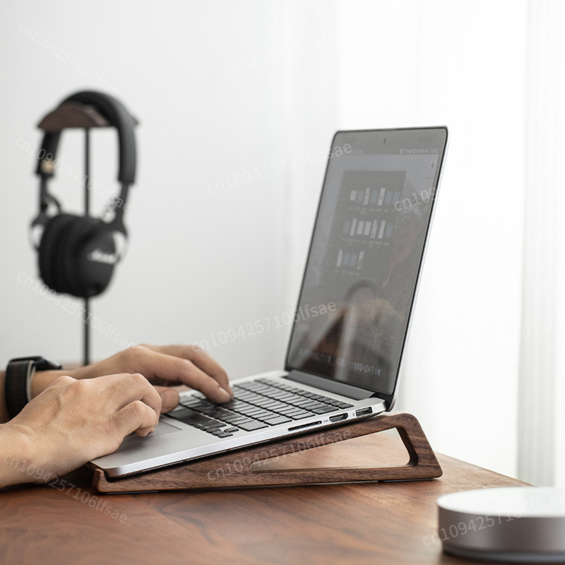 Vertical Laptop Stand - Podstawka pod laptopa HeMu, drewniana, pionowa,