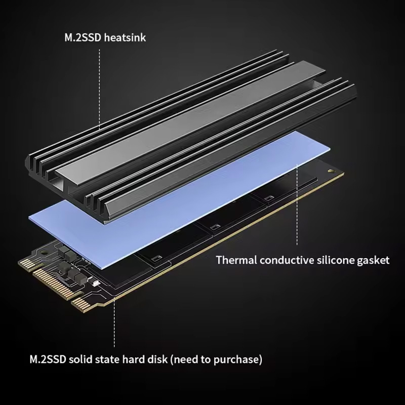 Radiator M.2 SSD M2 NVME 2280  – Desk Setup Ps5 recenzja i cena