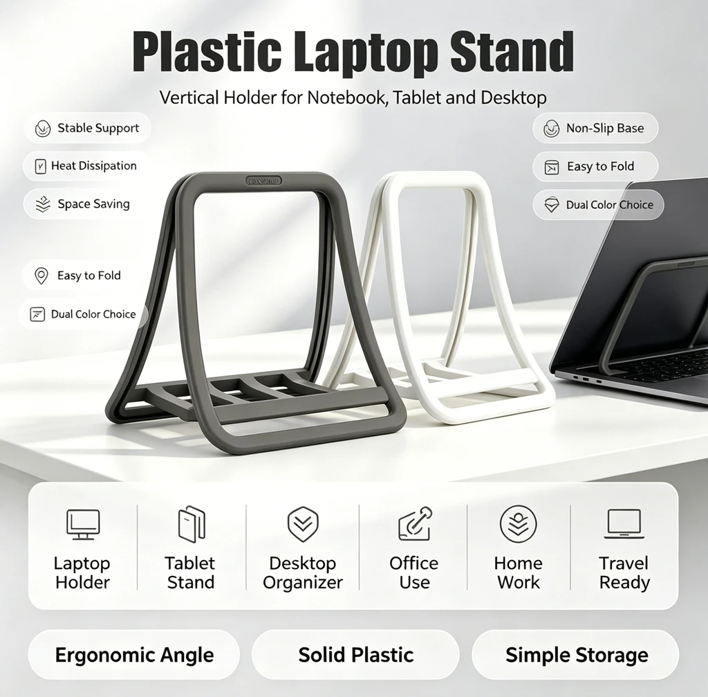 Pionowy stojak na laptopa, uch – Desk Setup Macbook recenzja i cena