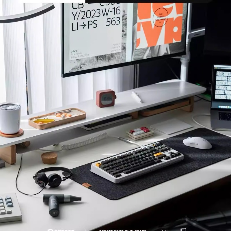 Nowoczesny podnośnik monitora  – Desk Setup For Laptop And Monitor recenzja i cena