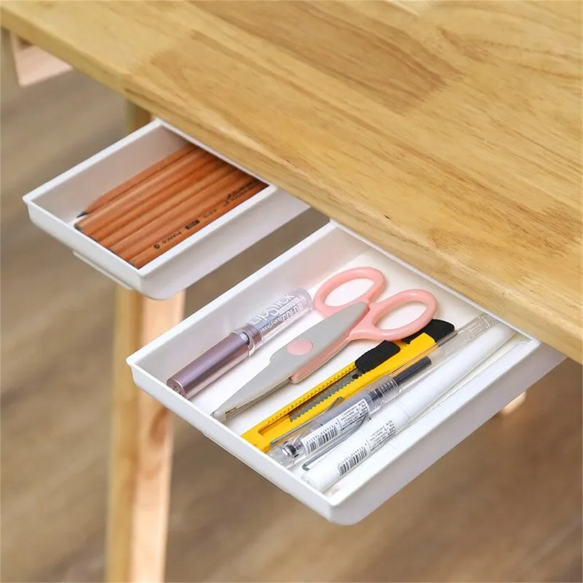 1 szt. Biała Samoprzylepna Szu – Desk Drawer Unit recenzja i cena