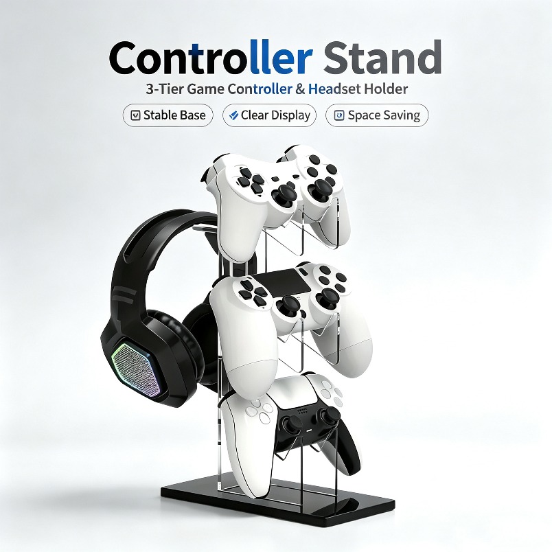 Uchwyt na kontroler z wieszaki – Desk Setup Ps5 recenzja i cena