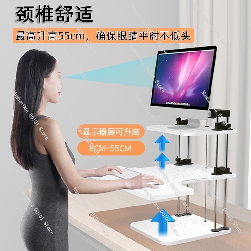 Konwerter do biurka stojącego  – Desk Setup For Laptop And Monitor recenzja i cena