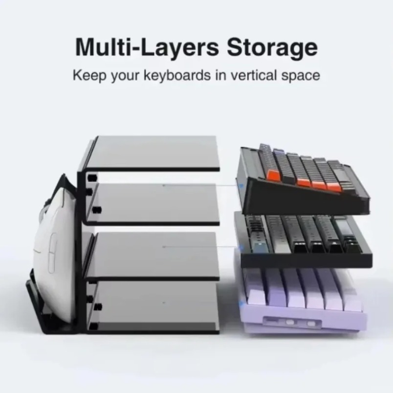 Stojak na klawiaturę, 3-poziom – Desk Setup Design recenzja i cena