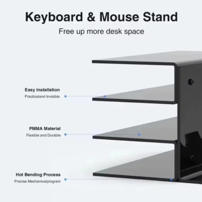 Stojak na klawiaturę, 3-poziom – Desk Setup Design recenzja i cena