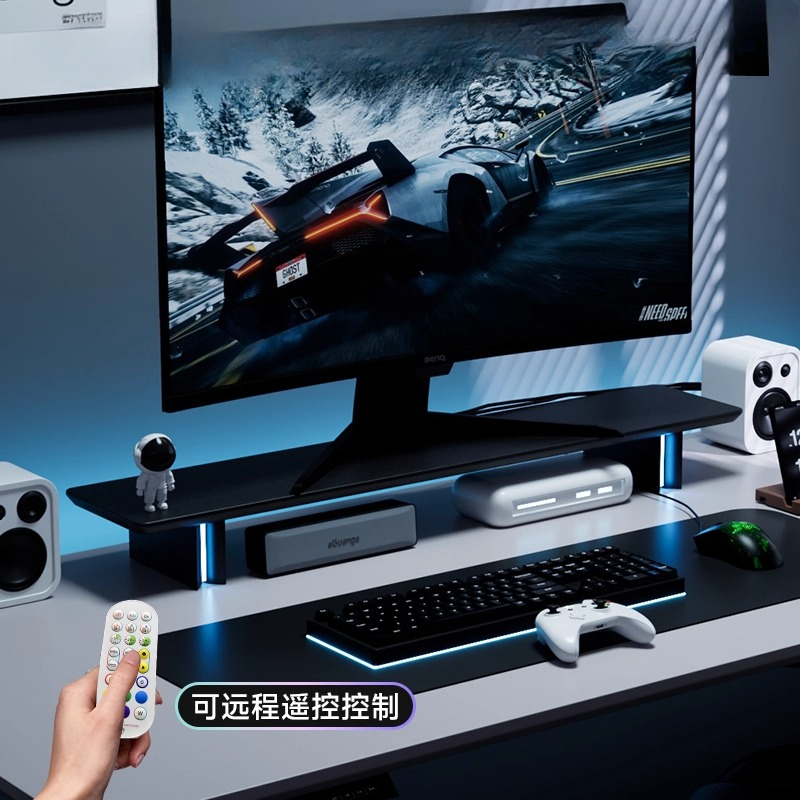 Stojak na monitor RGB Ergonomi – Desk Setup For Laptop And Monitor recenzja i cena
