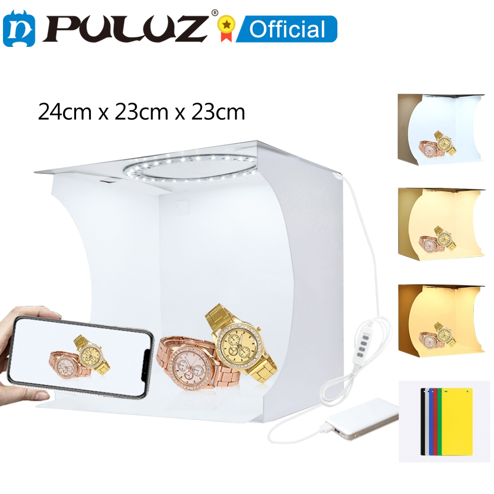 PULUZ 23cm Photo minilampka Bo – Desk Setup Background recenzja i cena
