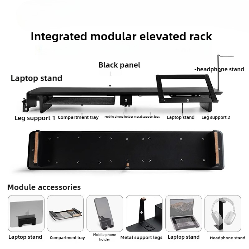 Modułowy podstawka pod monitor – Desk Setup For Laptop And Monitor recenzja i cena