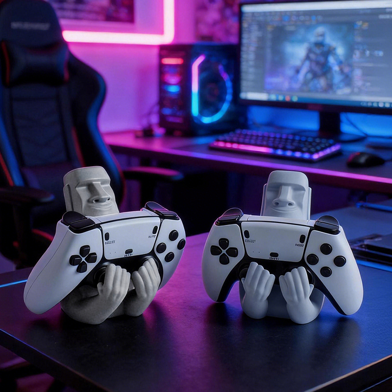 Zabawny uchwyt na gamepad z ży – Desk Setup Ps5 recenzja i cena
