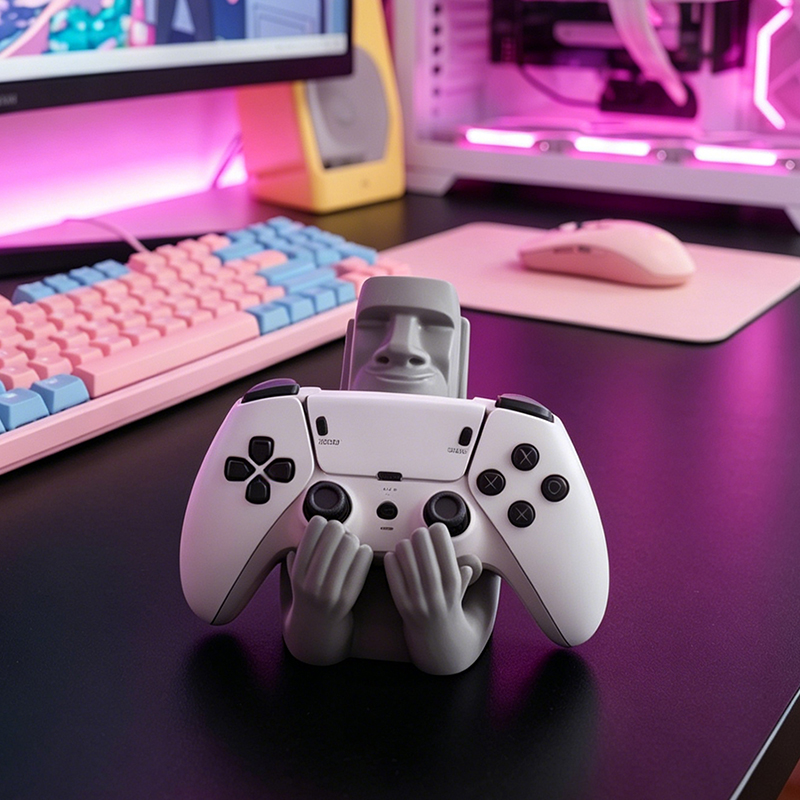 Zabawny uchwyt na gamepad z ży – Desk Setup Ps5 recenzja i cena
