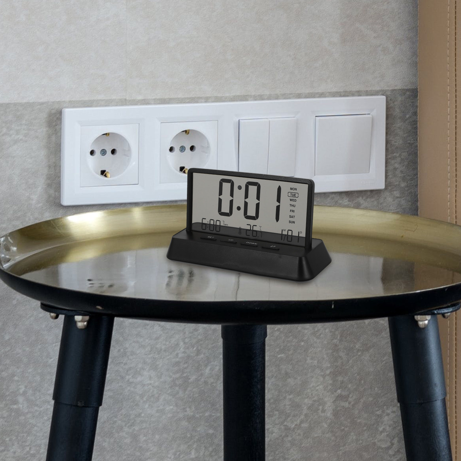 Cyfrowy budzik mały, kompaktow – Desk Setup Small recenzja i cena